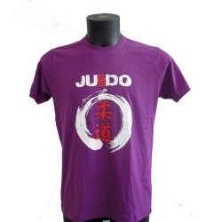 Camiseta de Judo Zen morada