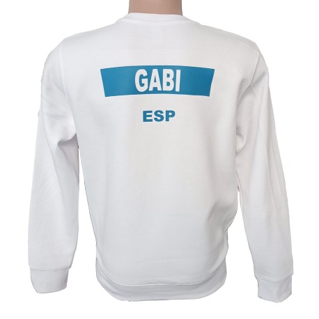 Sudadera dorsal personalizada